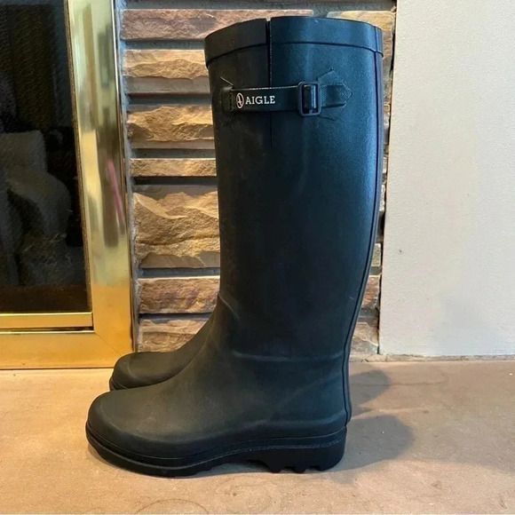 Aigle Aiglentine Women’s Rain Snow Spring Summer Boots Size 39 - Picture 2 of 11